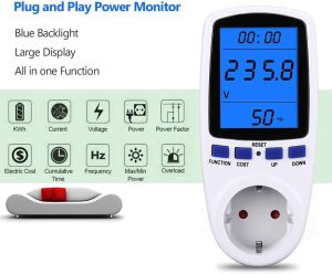Ladeanzeige Verbrauchsanzeige Energiekostenmessgerät 2