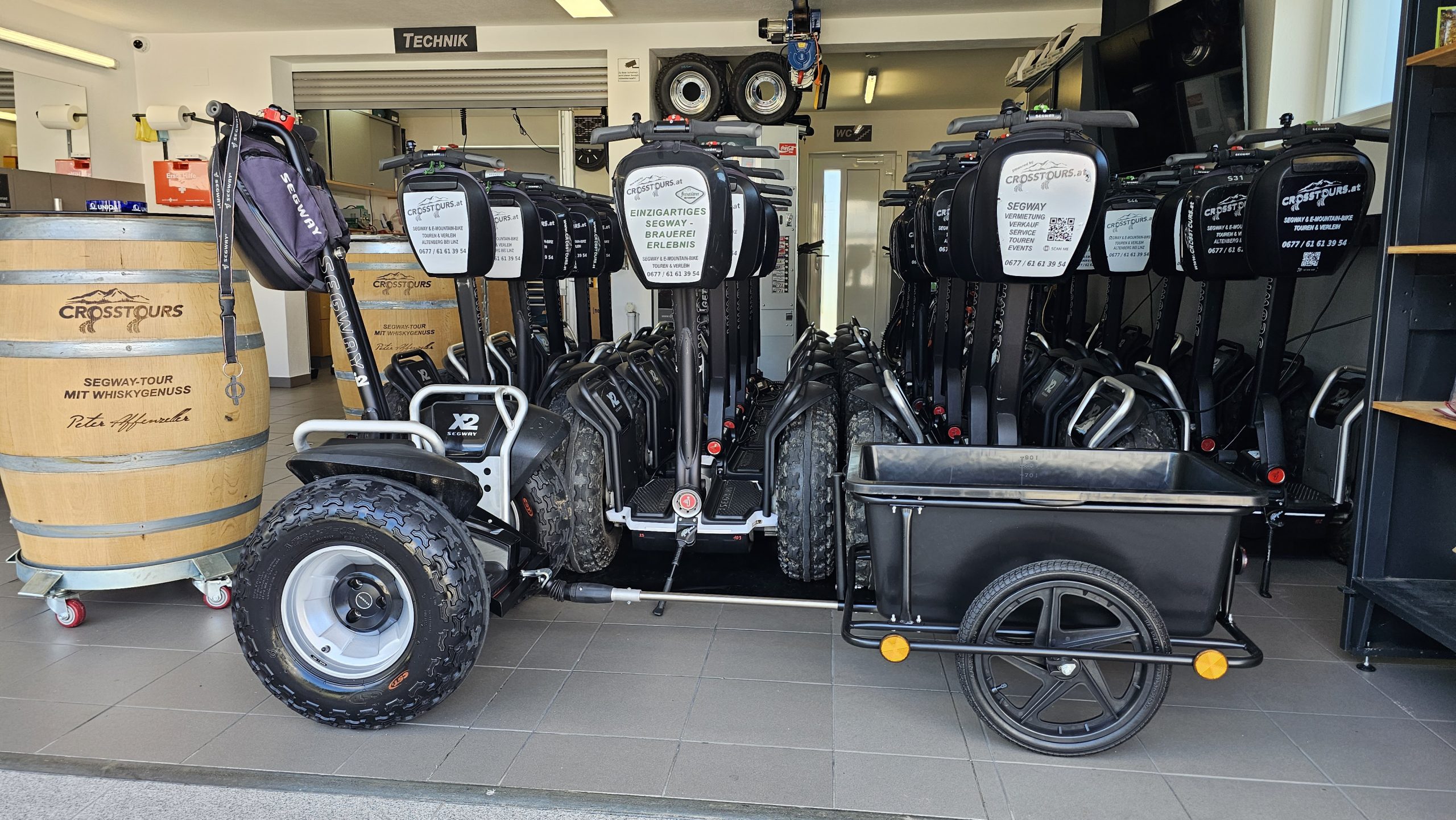 Halterung Rahmen für Anhängerkupplung am Segway PT i2 x2 – Bild 5